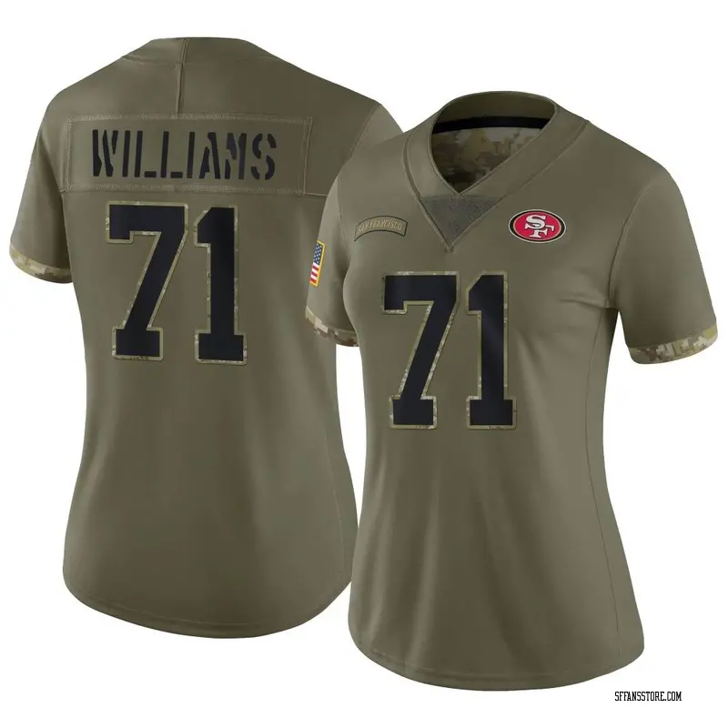 Trent Williams Signed San Francisco White Football Jersey (JSA) — RSA